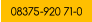08375-920 71-0
